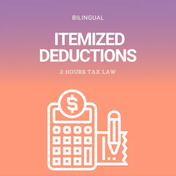 Bilingual Itemized Deduction